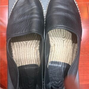 Black saint laurent espadrille